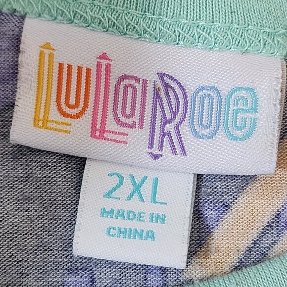 Lularoe 2XL Raglan Blouse - Picture 4 of 8